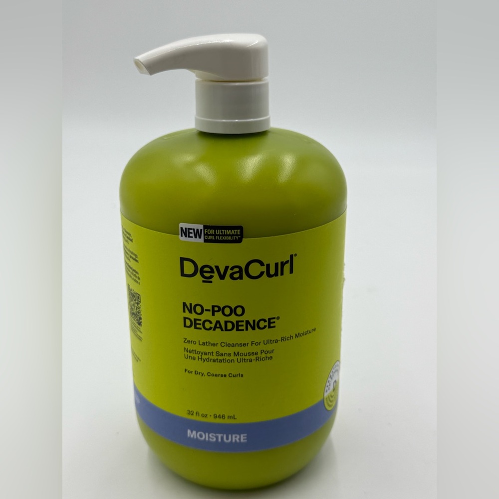 DevaCurl No-Poo Decadence Zero Lather Cleanser -MOISTURE- 32 fl oz,
